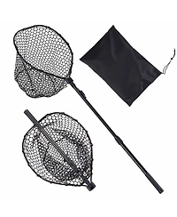 Zeny Fishing Net, Foldable Landing Nets with Telescopic Handle, Portable Lightweight and Stronger 6063 Aluminum Fish Gear,