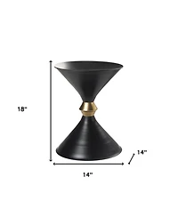 HomeRoots 18" Iron End Table