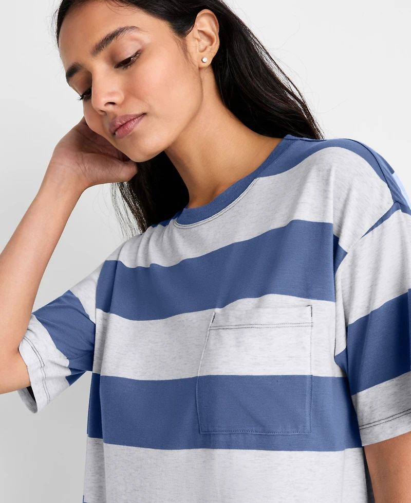 State of Day Women's Short-Sleeve Sleepshirt, Macy's Exclusive