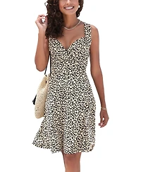 Lascana Women's Printed Wrap Look Dress