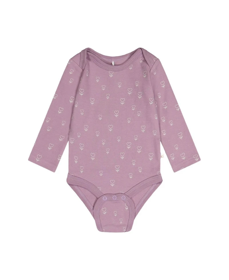 Deux par Baby Girl (3M-24M) Cotton Onesie Floral Print