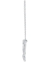 Diamond Mom 18" Pendant Necklace (1/10 ct. t.w.) in Sterling Silver