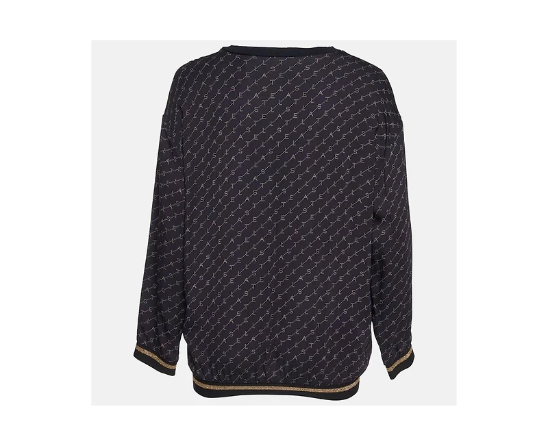 Pre-Owned Stella Mccartney Women's Logo Printed Jersey Jumper