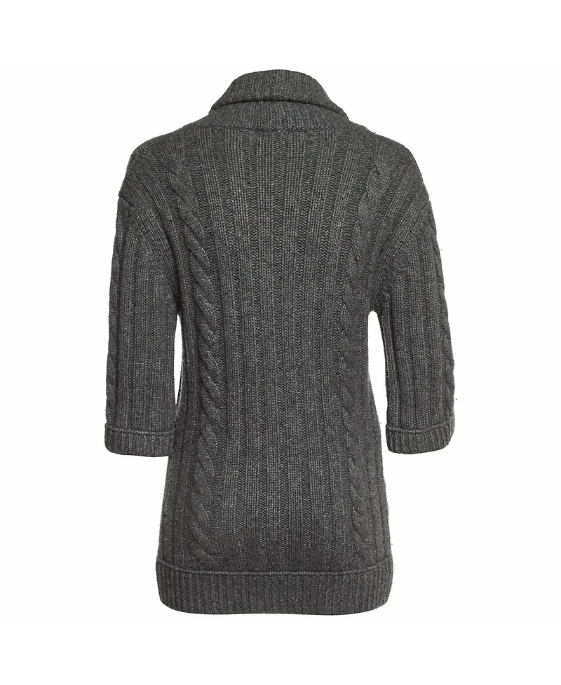 Pre-Owned Dolce & Gabbana Women's Chunky Knit Button Front Cardigan