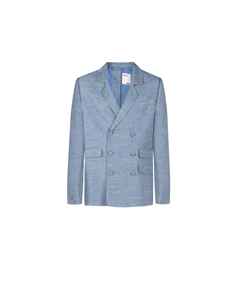 Pcfg Men's Free Heaven Linen Oversized Blazer