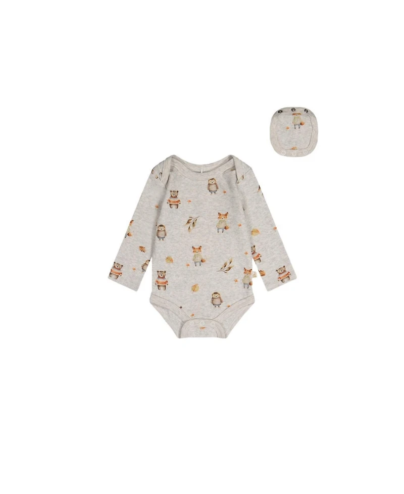 Deux par Baby Boy 3M To 24M Cotton Onesie Animal Print