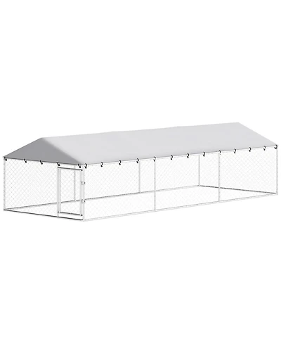 Ruie Outdoor Dog Kennel Dog Run for Large Dogs with Waterproof Roof