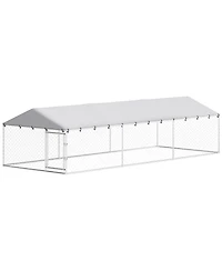 Ruie Outdoor Dog Kennel Dog Run for Large Dogs with Waterproof Roof