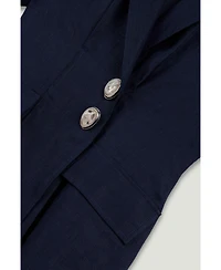 Nocturne Women's Short Sleeve Blazer Jacket