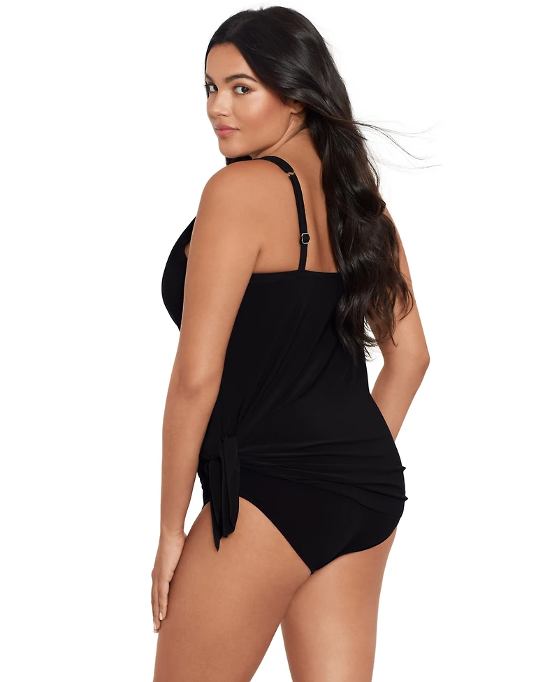 Magicsuit Plus Solids Winnie V-Neck Tankini Top