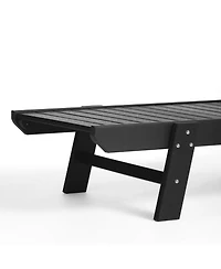 WestinTrends Adirondack Outdoor Chaise Lounge for Patio Garden Poolside (Set of 2)