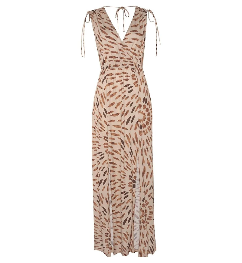 Lascana Women's Tie Detail Maxi Dress