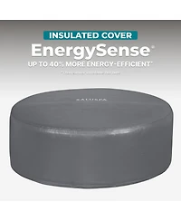 Bestway SaluSpa Fiji AirJet Inflatable Hot Tub with EnergySense Cover, Grey