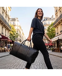Luxury Handcrafted Leather Duffle by Aaron Leather Goods