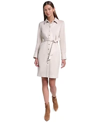 Halston Women's Midi Shirt Dress