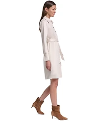 Halston Women's Midi Shirt Dress