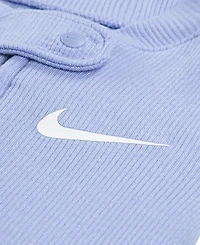 Nike Baby Boys' and Girls' Ribbed Viscose Footed Coverall