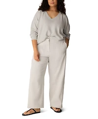 Eileen Fisher Women's Garment-Dyed V-Neck Top
