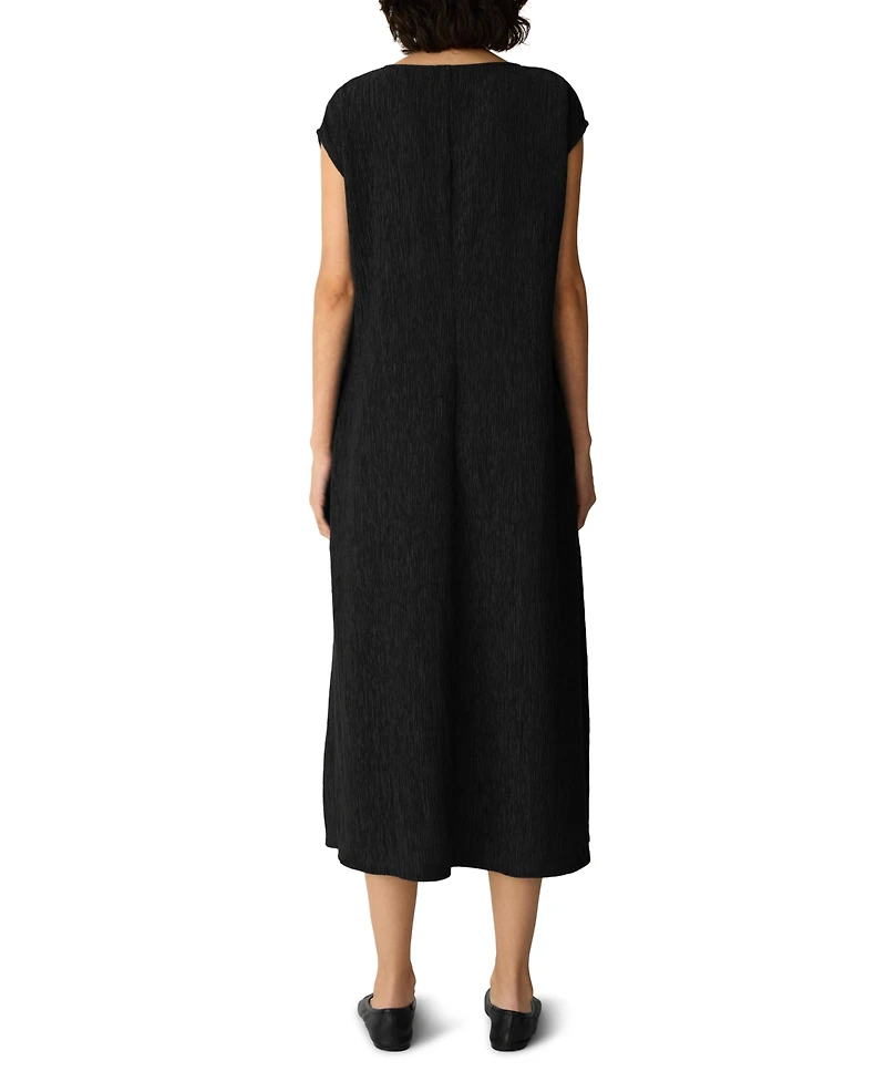 Eileen Fisher Women's V-Neck Cap-Sleeve Dress