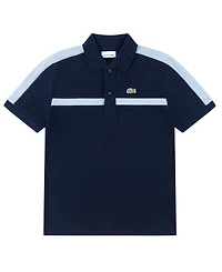 Lacoste Boys' 10-16 Color-Block Short-Sleeve Polo Shirt