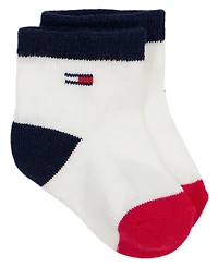 Tommy Hilfiger Baby Boys' Long-Sleeve Bodysuit and Pants with Socks, 3-Piece Set