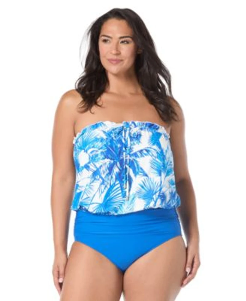 Coco Reef Womens Affinity Bandini Top High Waist Bottoms