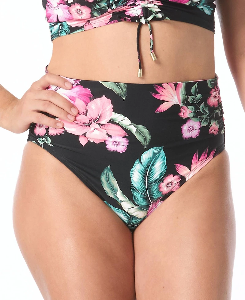 Coco Reef Women's High Waist Pull-On Rollover Bottoms
