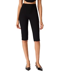Steve Madden Women's High-Rise Teri Knit Capris