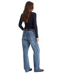 Good American Women's Mid-Rise Relaxed Jeans
