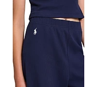 Polo Ralph Lauren Girls' 7-16 Ribbed Wide-Leg Pant