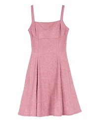 Rare Editions Girls' 7-16 Sherri Shine Tie Back Skater Sleeveless Dress