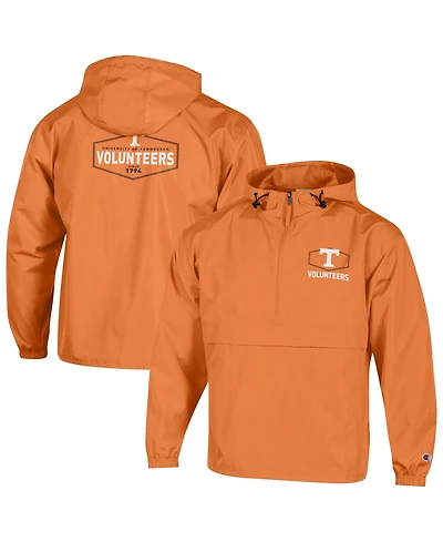 Champion Men's Tennessee Orange Delay Packable Half-Zip Hoodie