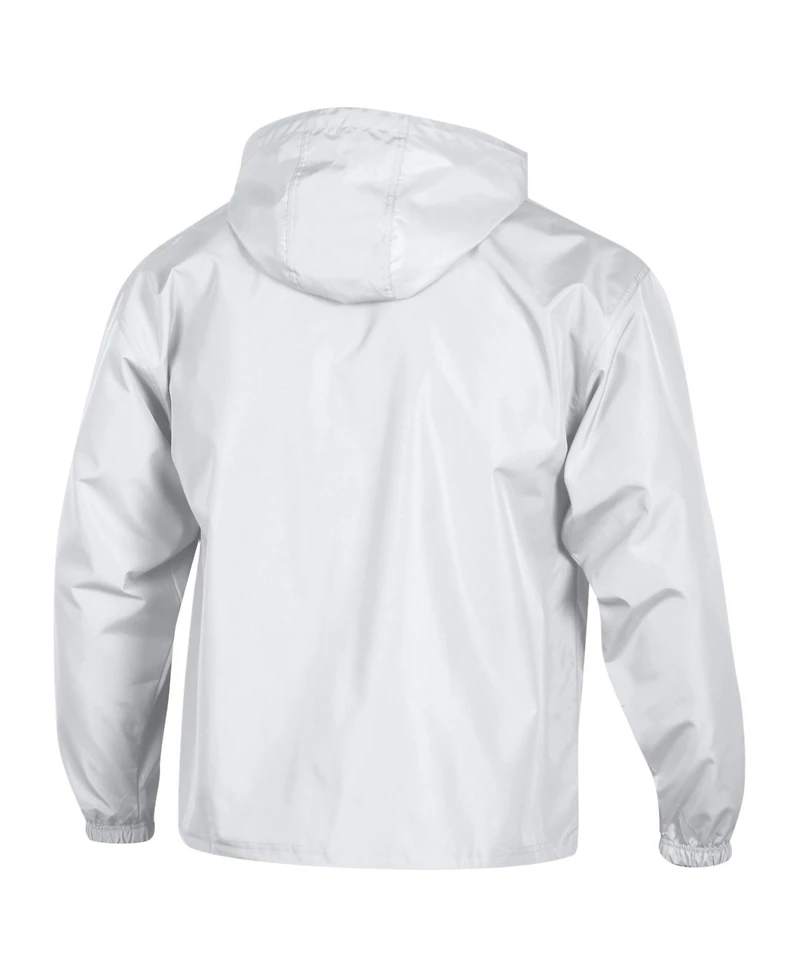 Champion Men's White Army Black Knights Cloud Packable Half-Zip Hoodie