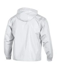 Champion Men's White Army Black Knights Cloud Packable Half-Zip Hoodie