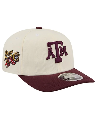 New Era Men's White, Maroon Texas A M Aggies America's 250th 9SEVENTY Adjustable Hat