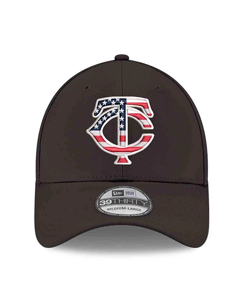 New Era Men's Black Minnesota Twins America 250 39THIRTY Flex Hat