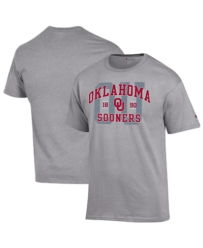 Champion Men's Heather Gray Oklahoma Sooners Varsity T-Shirt
