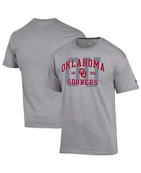 Champion Men's Heather Gray Oklahoma Sooners Varsity T-Shirt