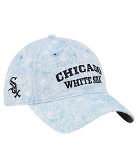 New Era Women's Light Blue Chicago White Sox Daisy All Over 9TWENTY Adjustable Hat