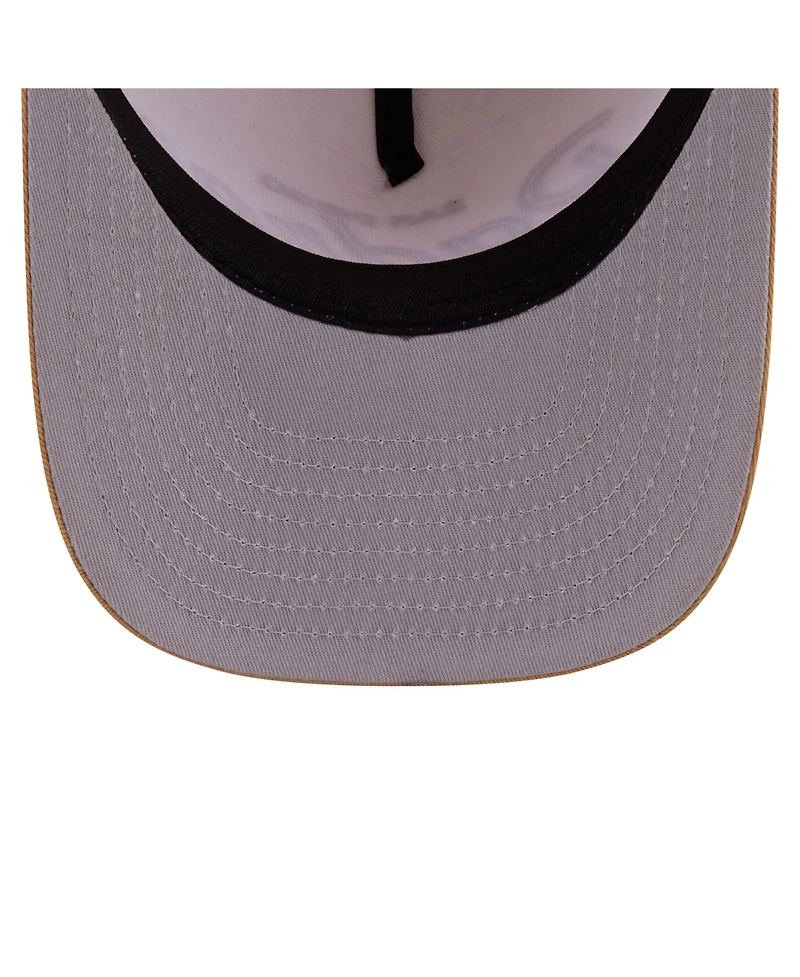 New Era Men's Cream San Diego Padres Herringbone 9FIFTY A-Frame Snapback Hat