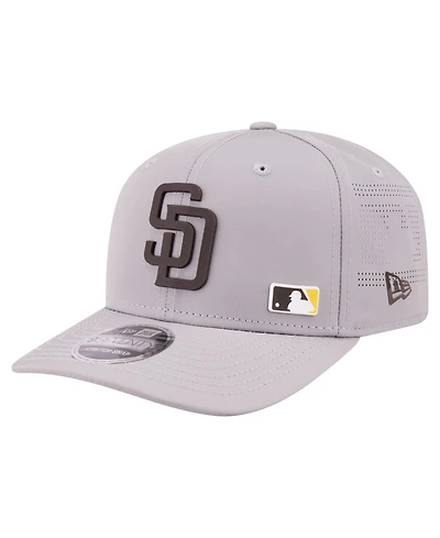 New Era Men's Gray San Diego Padres Laser Perforated 9SEVENTY Adjustable Hat
