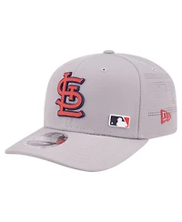 New Era Men's Gray St. Louis Cardinals Laser Perforated 9SEVENTY Adjustable Hat