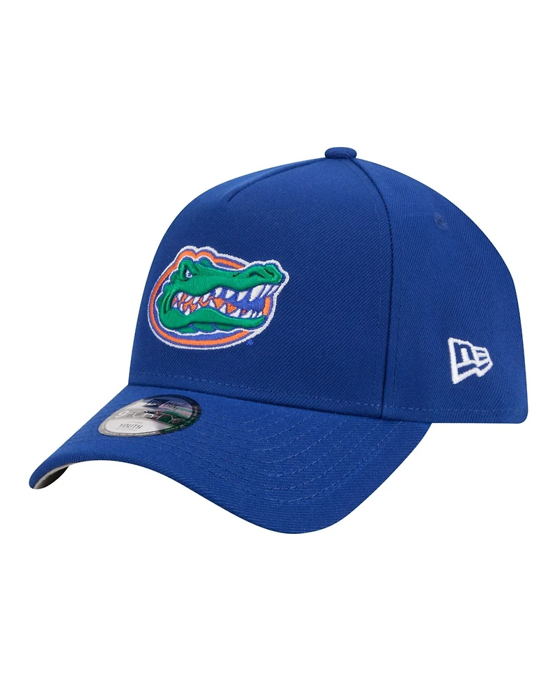 New Era Big Boys and Girls Royal Florida Gators 9FORTY A-Frame Adjustable Hat