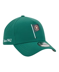 New Era Men's Green Houston Astros Pin Seeker 9FORTY A-Frame Adjustable Hat