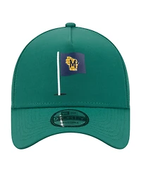 New Era Men's Green Milwaukee Brewers Pin Seeker 9FORTY A-Frame Adjustable Hat
