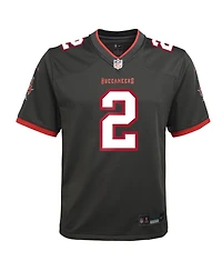 Nike Big Boys and Girls Emeka Egbuka Pewter Tampa Bay Buccaneers Alternate Game Jersey