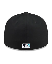 New Era Men's Black Florida Marlins 2026 Baseball Hall of Fame 59FIFTY Low Profile Fitted Hat