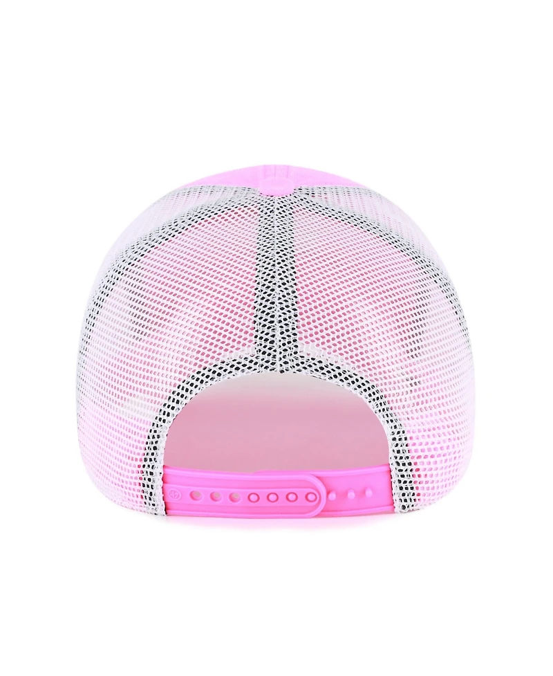 '47 Brand Women's Pink New York Mets Summer Fun Trucker Clean Up Adjustable Hat
