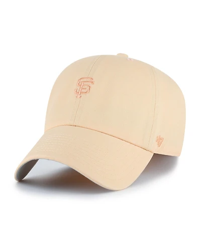 '47 Brand Men's and Women's Orange San Francisco Giants Pastel Clean Up Adjustable Hat