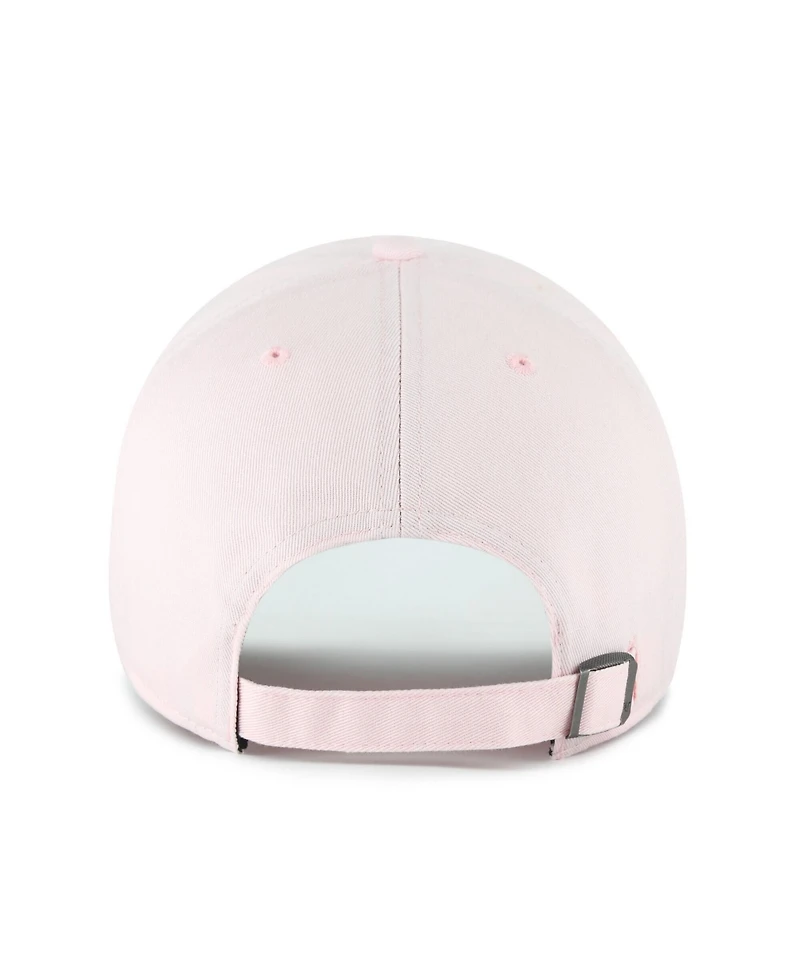 '47 Brand Men's and Women's Light Pink Houston Astros Pastel Clean Up Adjustable Hat